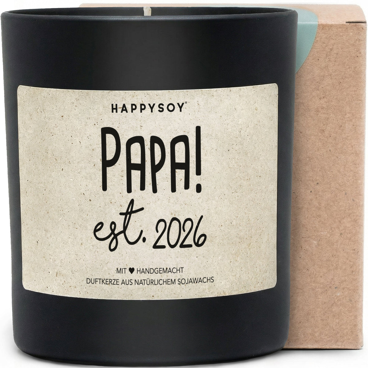 Duftkerze - Papa! est. 2026 - Happysoy®