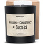 Duftkerze - Passion + Consistency = Success - Happysoy®