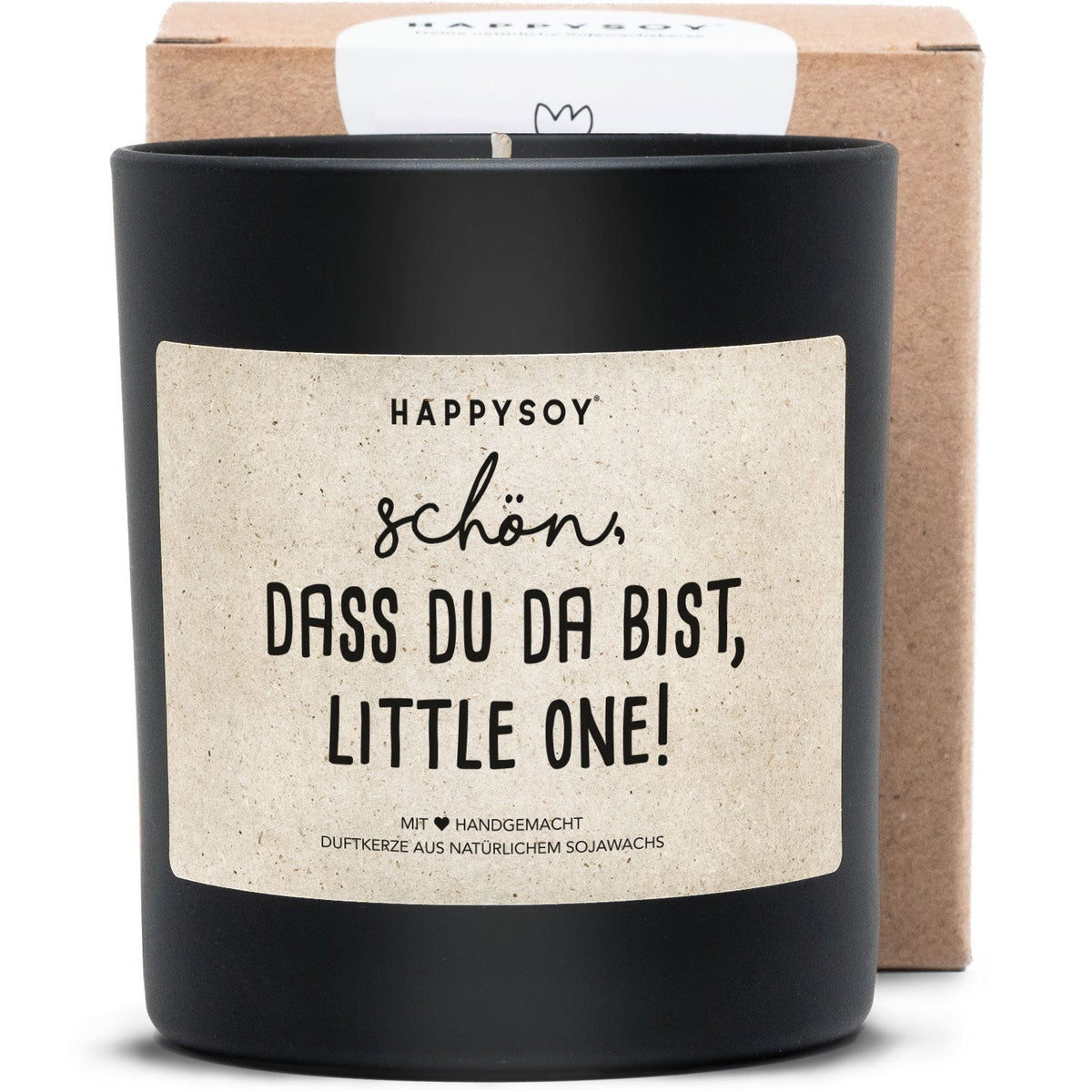 Duftkerze - Schön, dass du da bist, little one! - Happysoy®