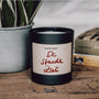 Duftkerze schwarz - Art Collection by Steffi Bauer "De staade Zeit" - Happysoy®