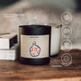 Duftkerze schwarz - Art Collection by Steffi Bauer "Kugel" - Happysoy®
