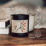Duftkerze schwarz - Art Collection by Steffi Bauer "Rote Beeren" - Happysoy®