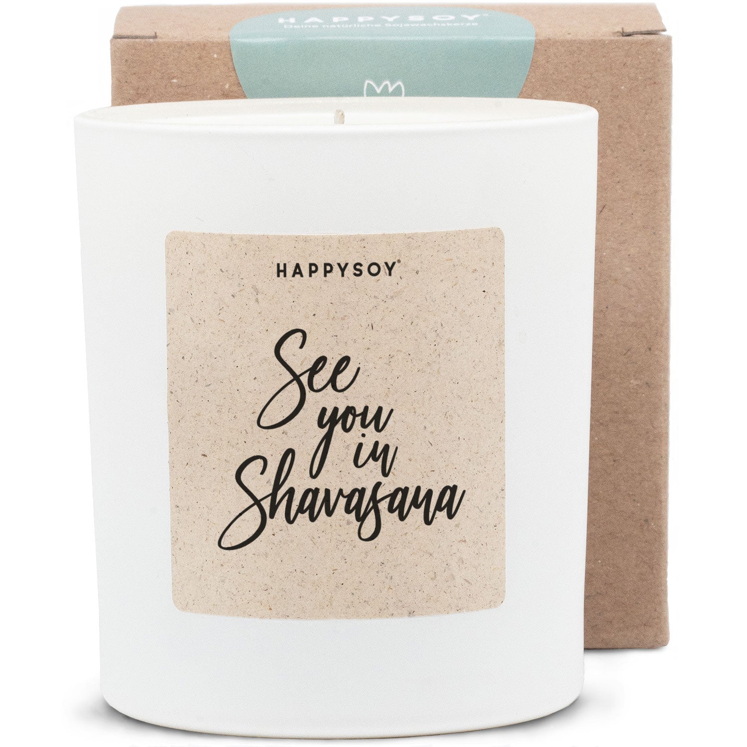 Duftkerze - See you in SHAVASANA - Happysoy®