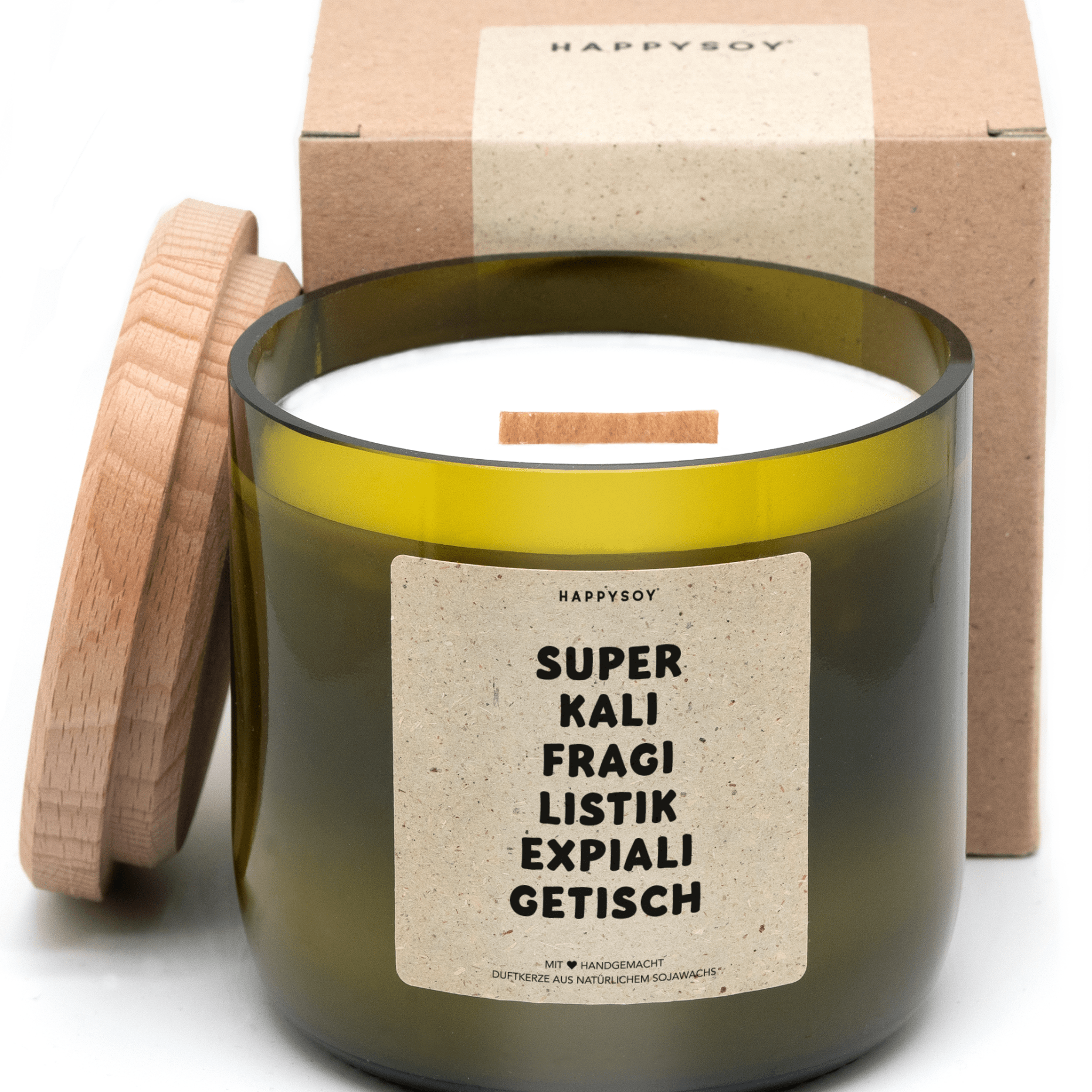 Duftkerze - SUPERKALIFRAGILISTIKEXPIALIGETISCH - Happysoy®