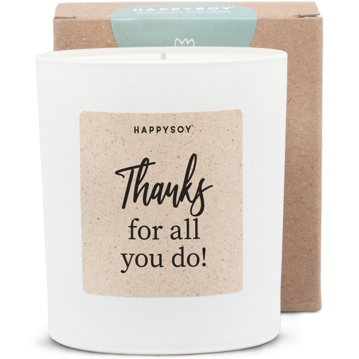 Duftkerze - Thanks for all you do! - Happysoy®
