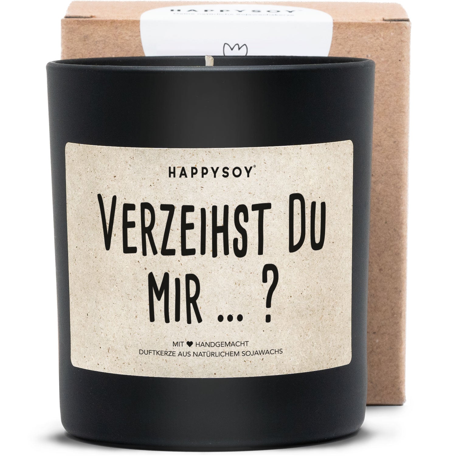 Duftkerze - Verzeihst du mir ...? - Happysoy®