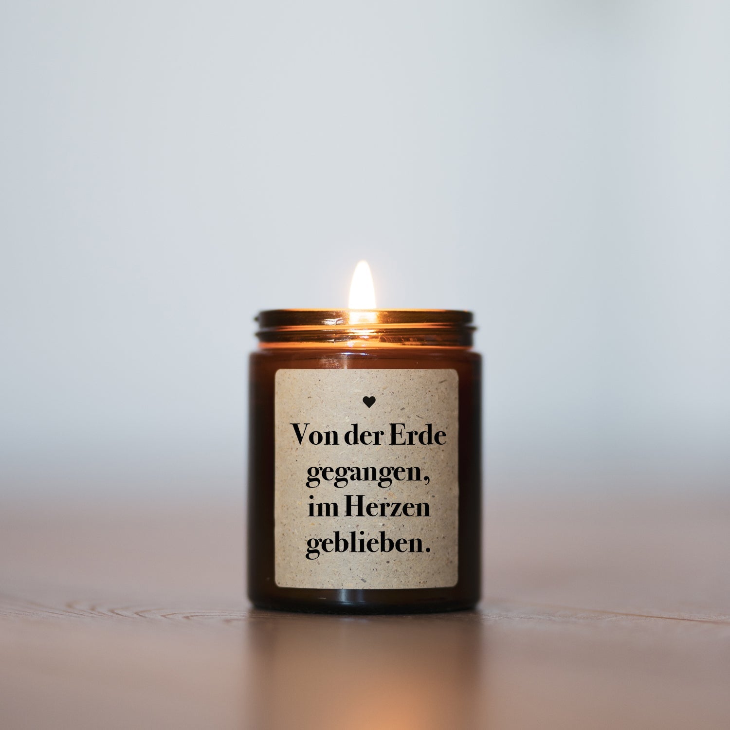 Duftkerze - Von der Erde gegangen, im Herzen geblieben - Happysoy®