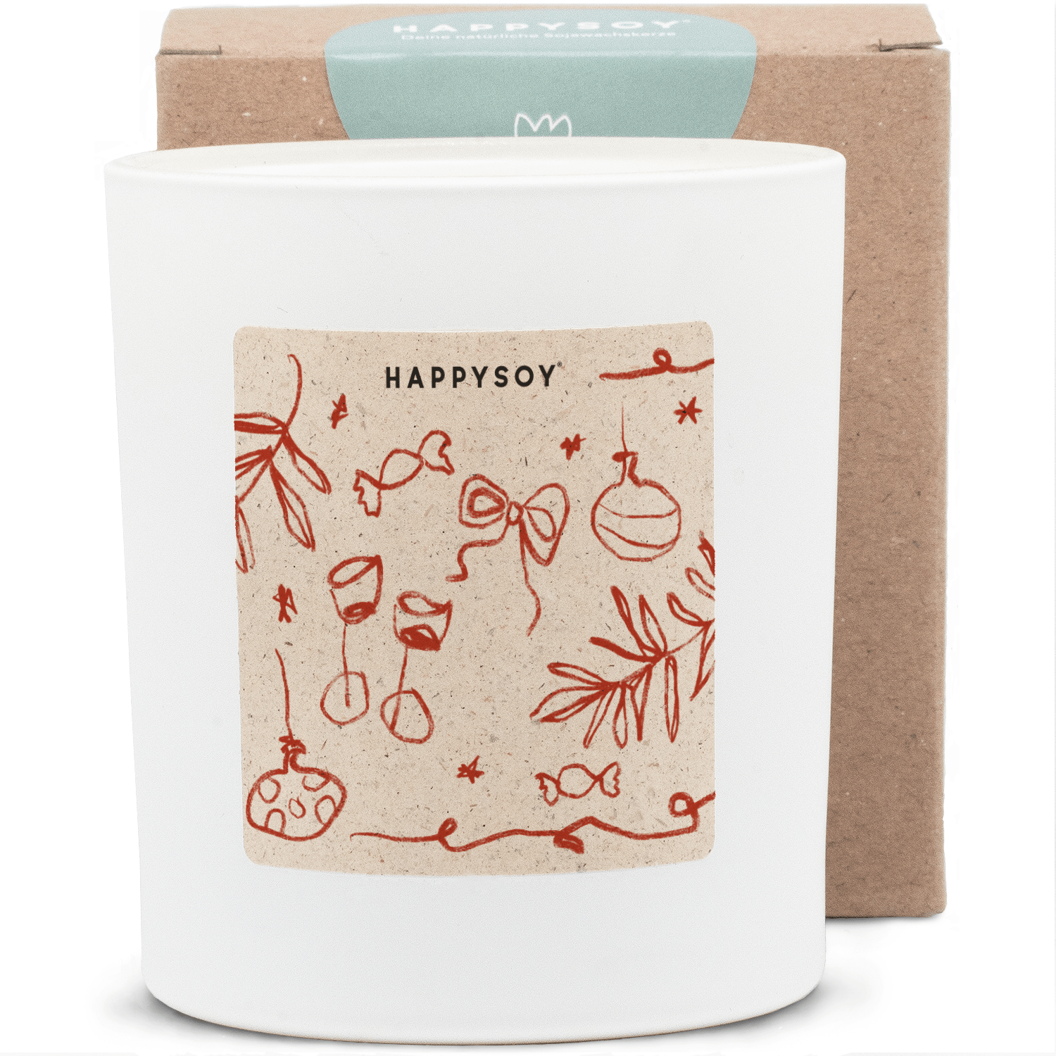 Duftkerze - Weihnachten feiern - Happysoy®