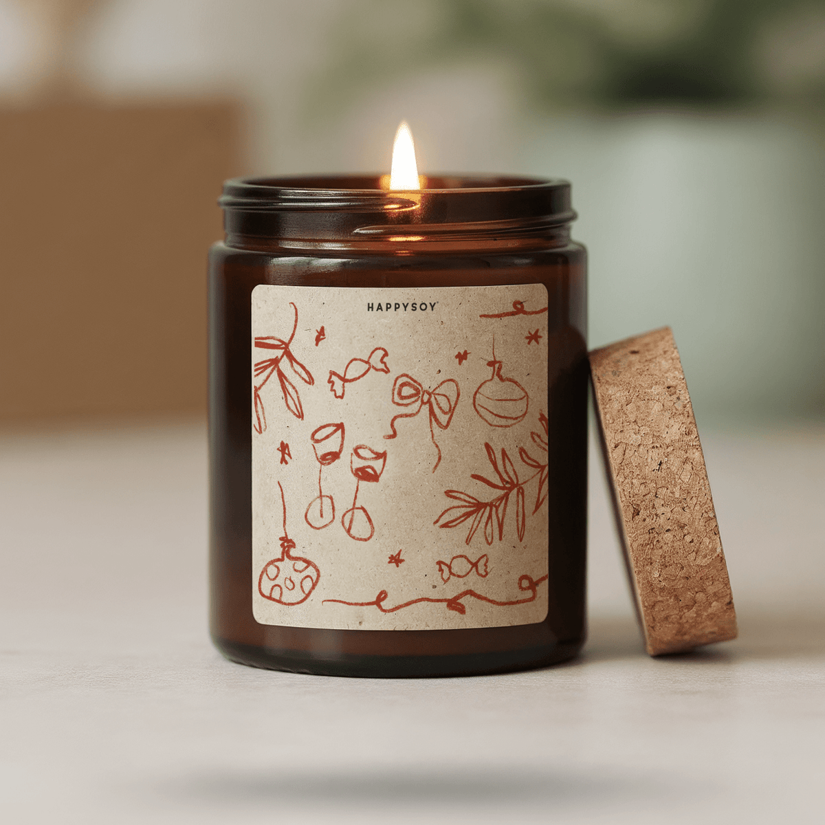 Duftkerze - Weihnachten feiern - Happysoy®