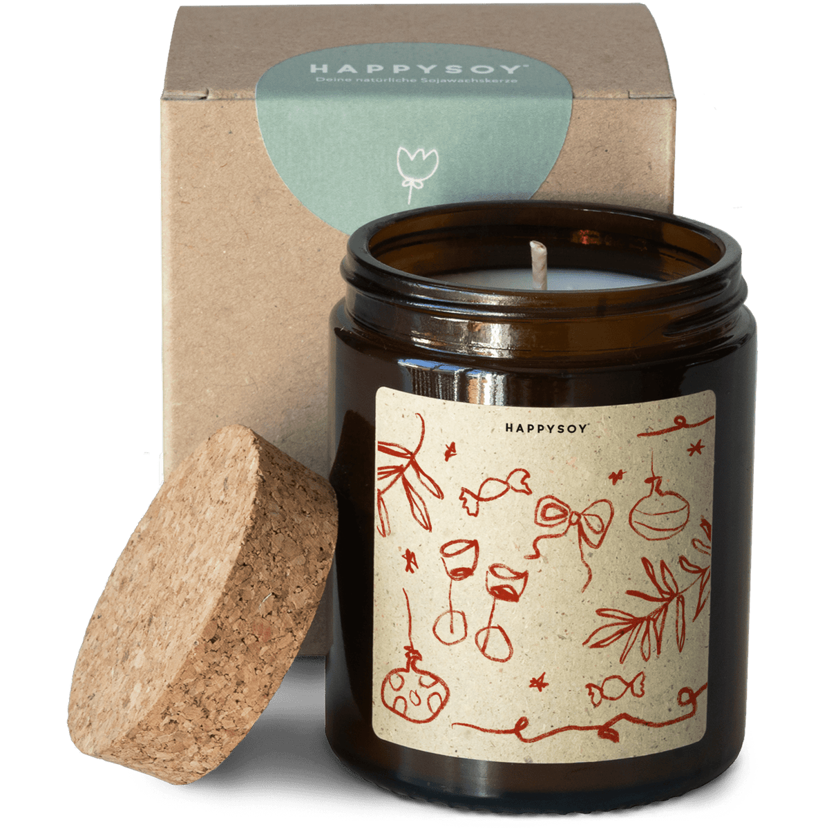 Duftkerze - Weihnachten feiern - Happysoy®