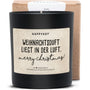 Duftkerze - Weihnachtsduft liegt in der Luft! Merry Christmas! - Happysoy®
