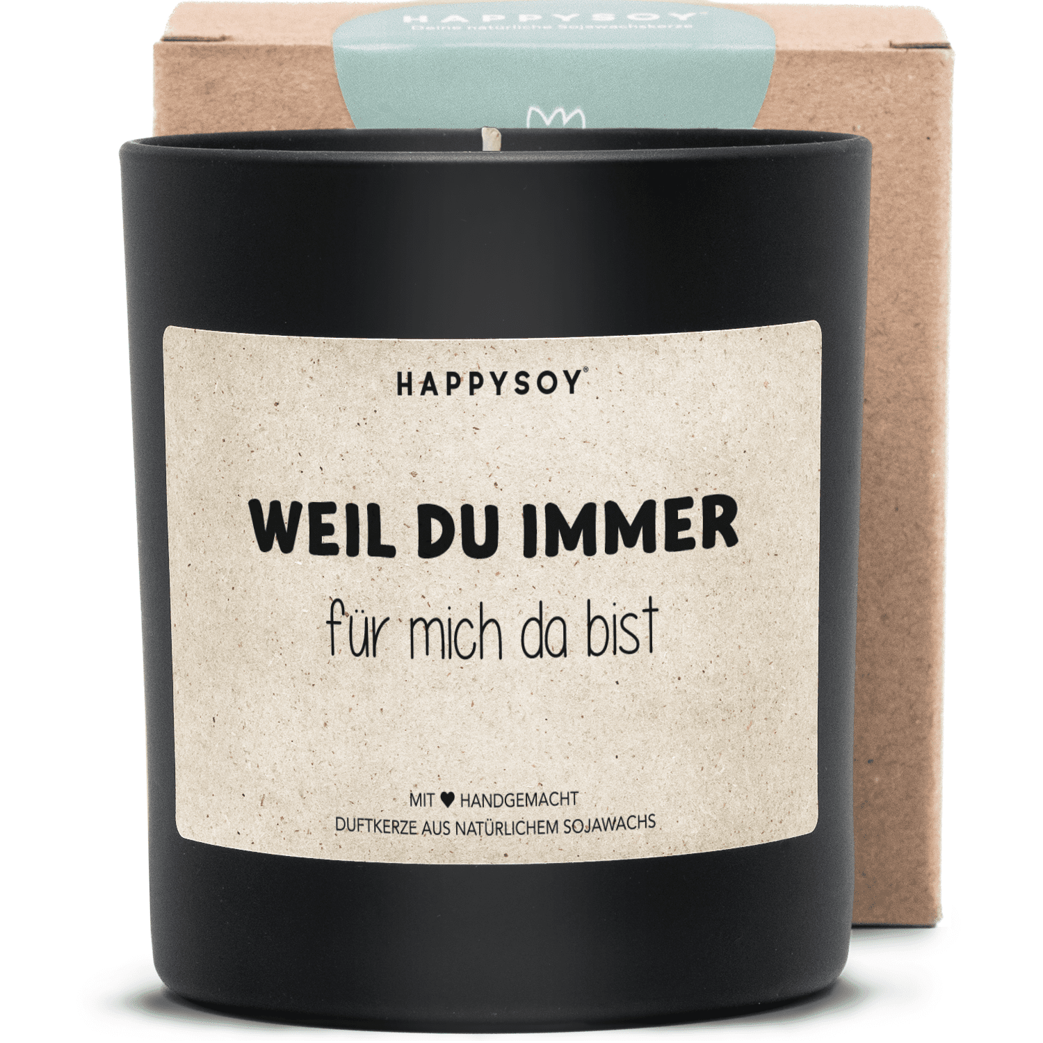 Duftkerze - weil du immer für mich da bist - Happysoy®