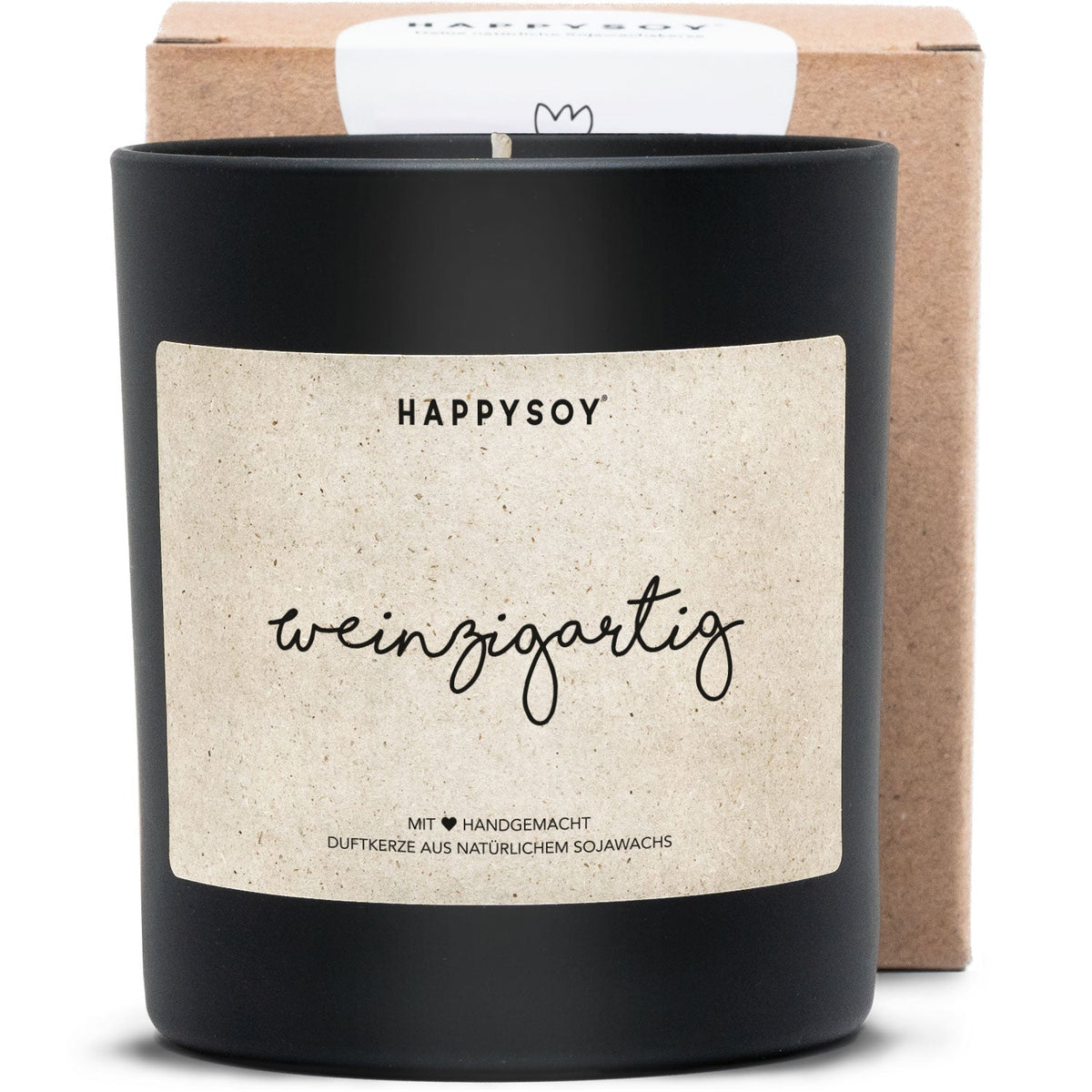 Duftkerze - Weinzigartig - Happysoy®