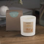 Duftkerze weiß - Art Collection by Steffi Bauer "Frohes Fest" - Happysoy®