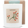 Duftkerze weiß - Art Collection by Steffi Bauer "Rote Beeren" - Happysoy®