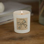 Duftkerze weiß - Art Collection by Steffi Bauer "Schleife" - Happysoy®
