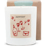 Duftkerze weiss - HAPPYSOY® by Steffi Bauer - Dinner - Happysoy®