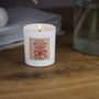 Duftkerze weiss - HAPPYSOY® by Steffi Bauer - Wein Liebe - Happysoy®