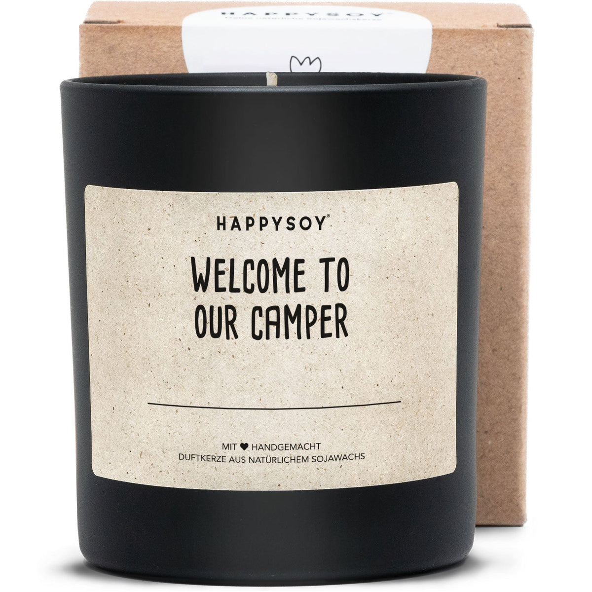Duftkerze - Welcome to our Camper ________ - Happysoy®