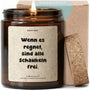 Duftkerze - Wenn es Schaukeln regnet, sind alle frei. - Happysoy®