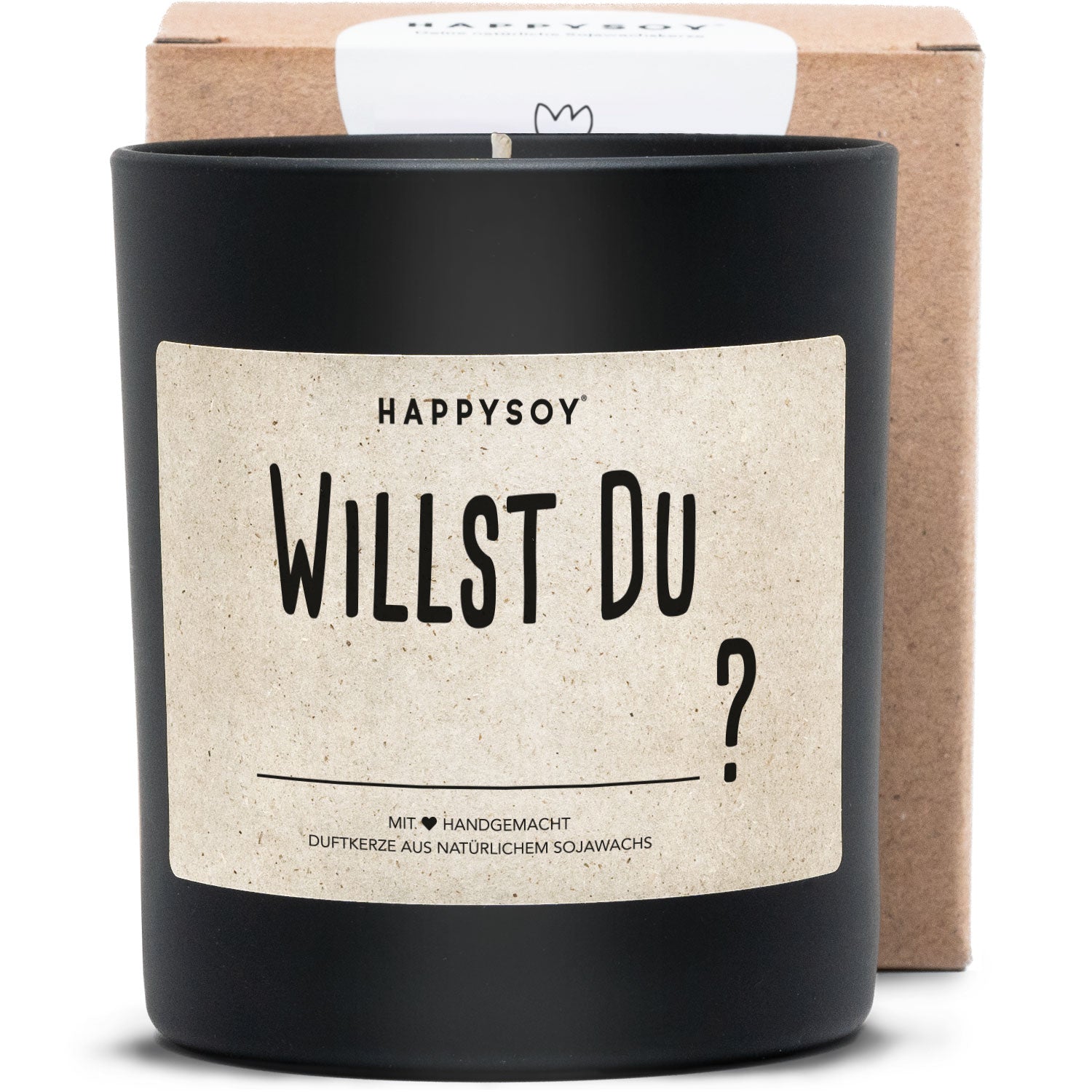 Duftkerze - Willst Du ____________ ? - Happysoy®