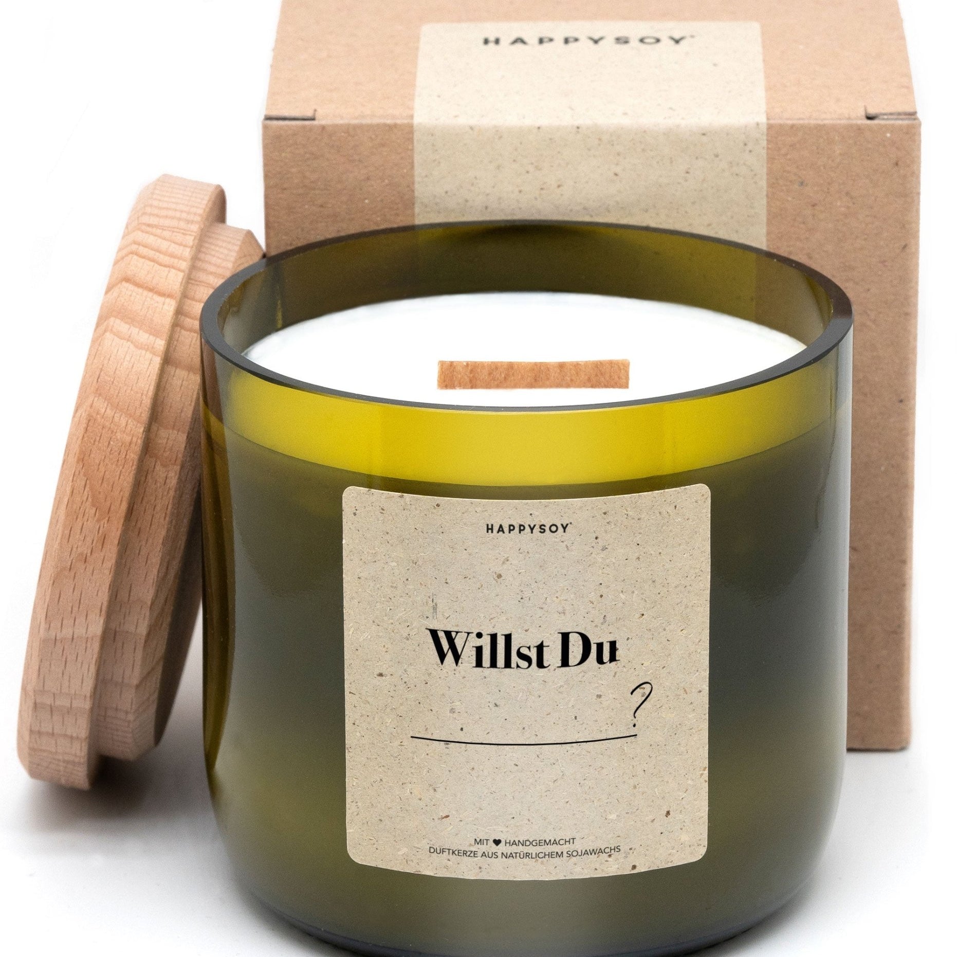 Duftkerze - Willst Du ____________ ? - Happysoy®