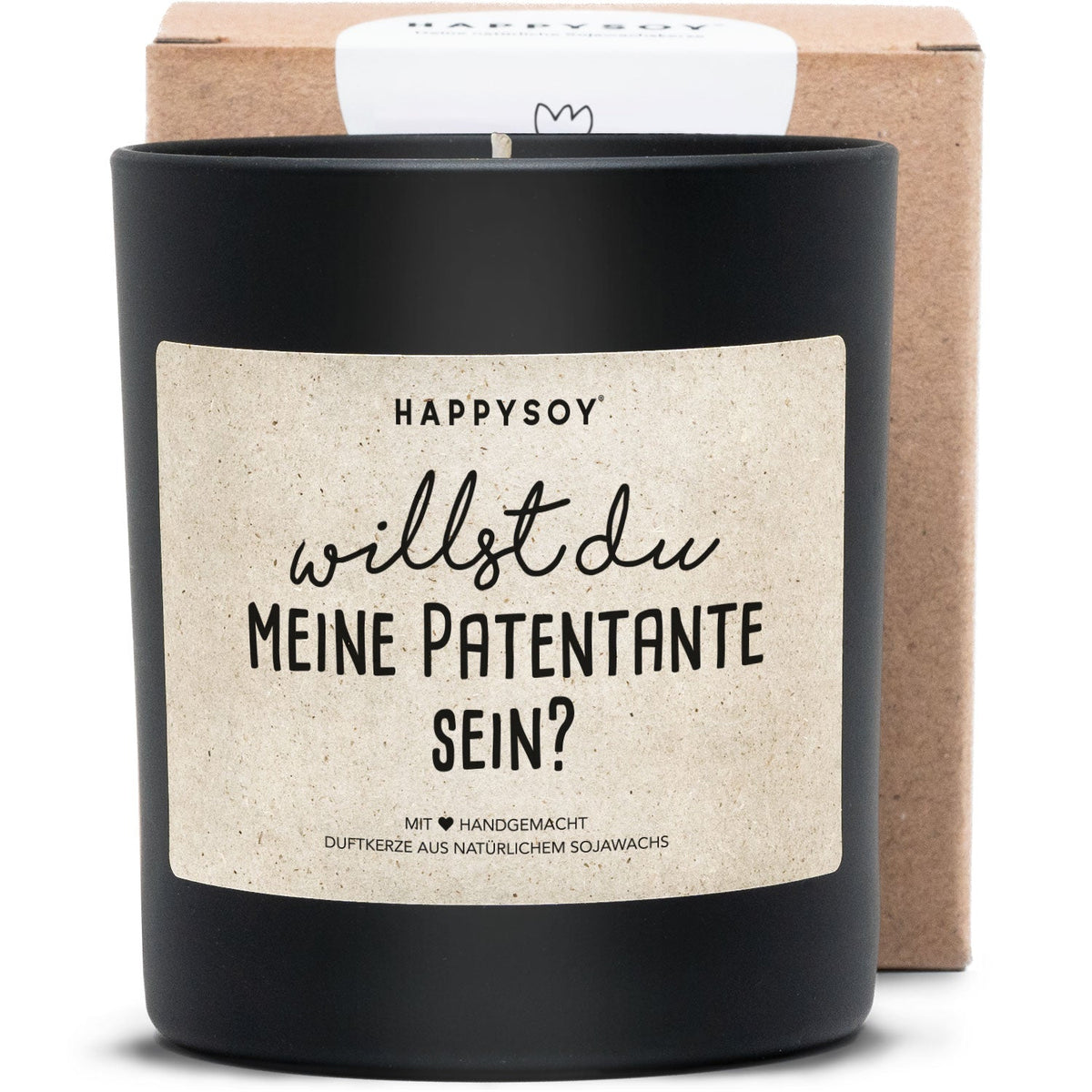 Duftkerze - Willst du meine Patentante sein? - Happysoy®
