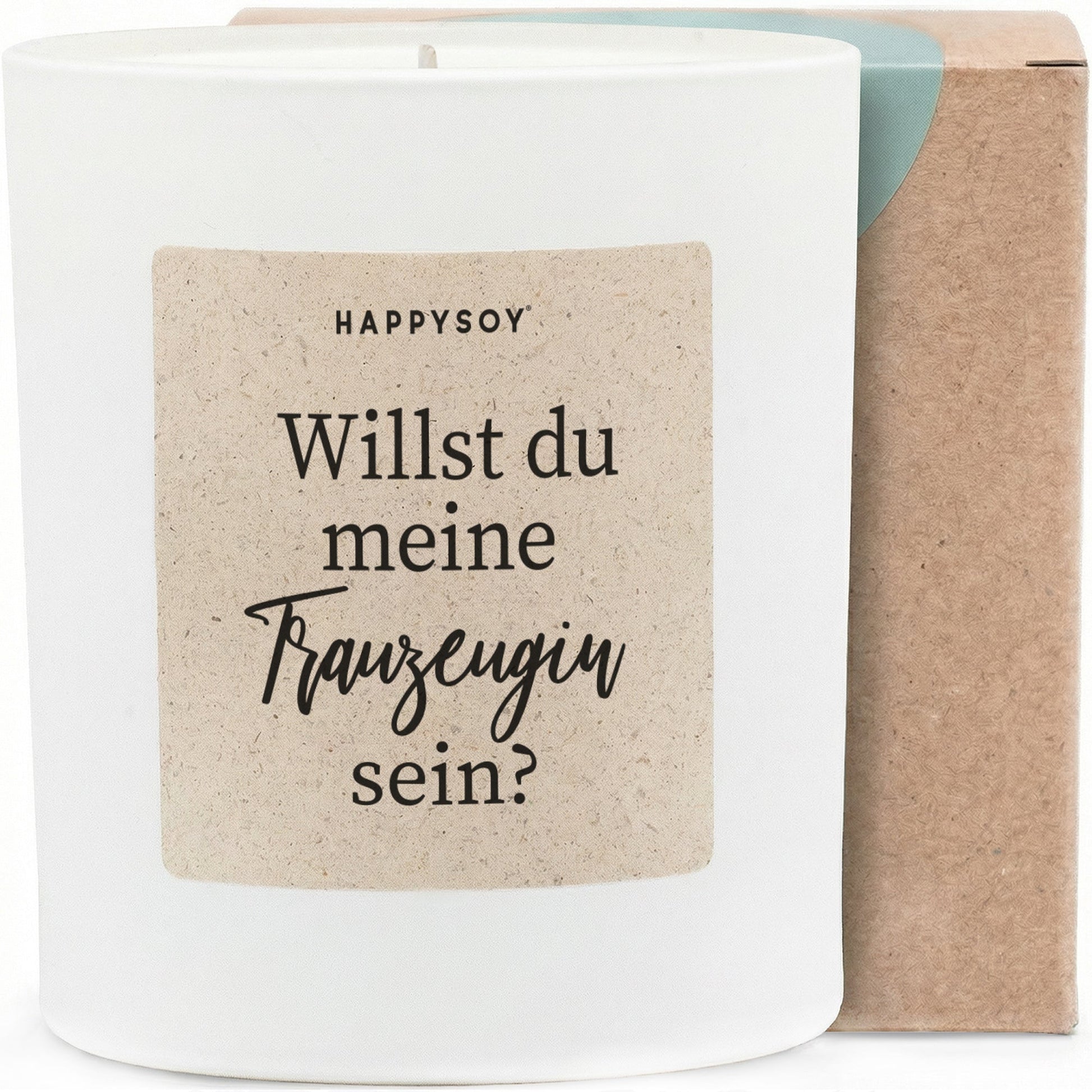 Duftkerze - Willst du meine Trauzeugin sein? - Happysoy®