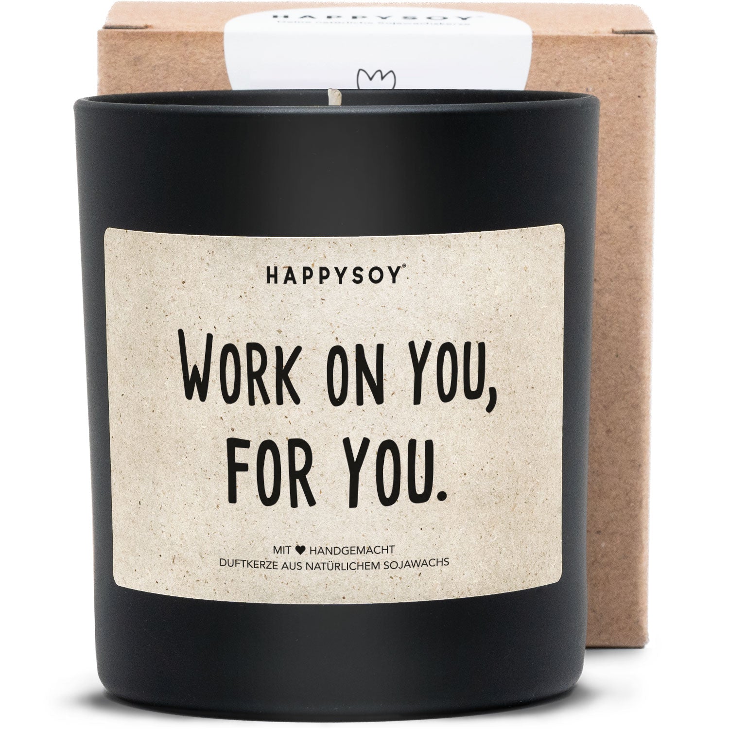 Duftkerze - Work on you, for you. - Happysoy®