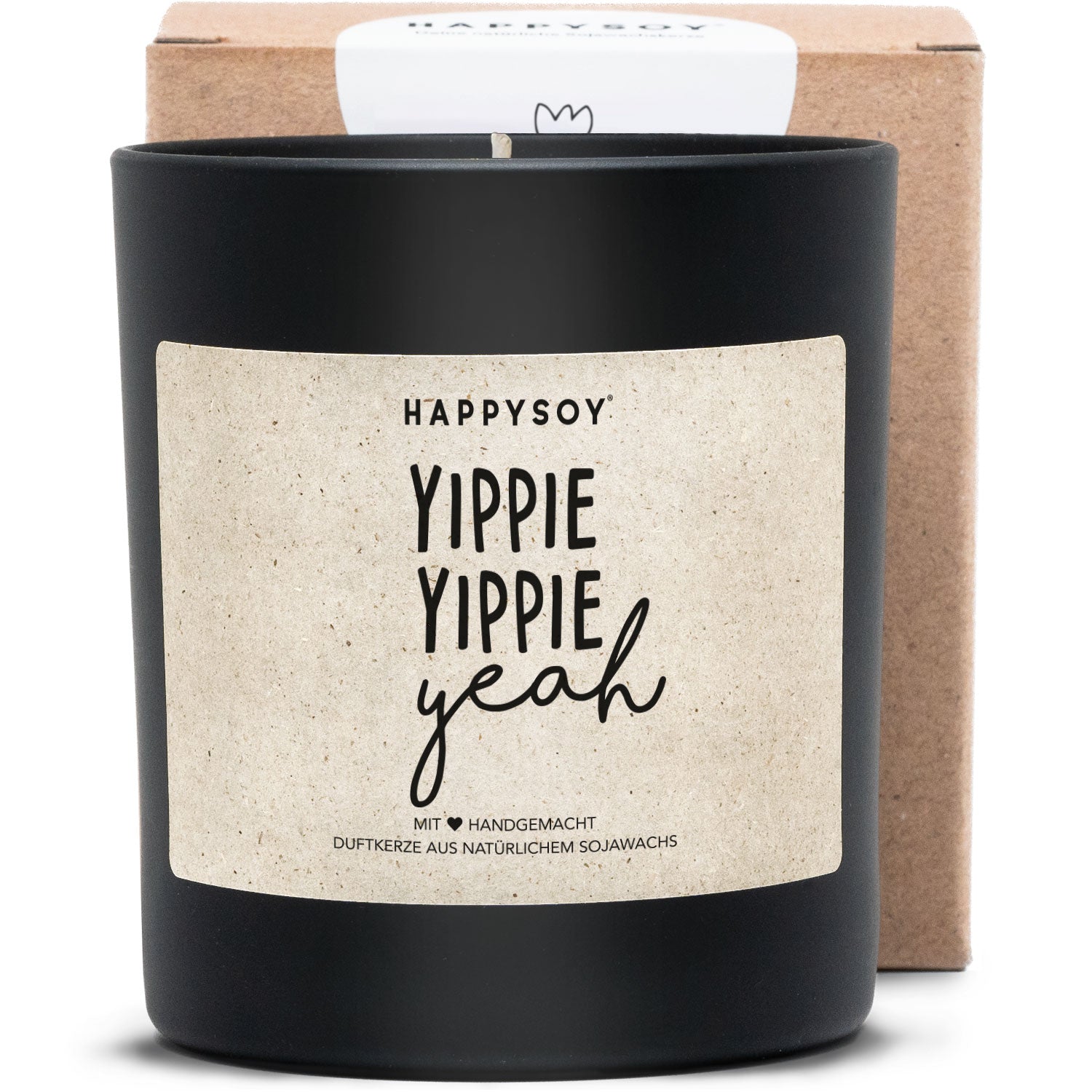 Duftkerze - YIPPIE YIPPIE YEAH - Happysoy®