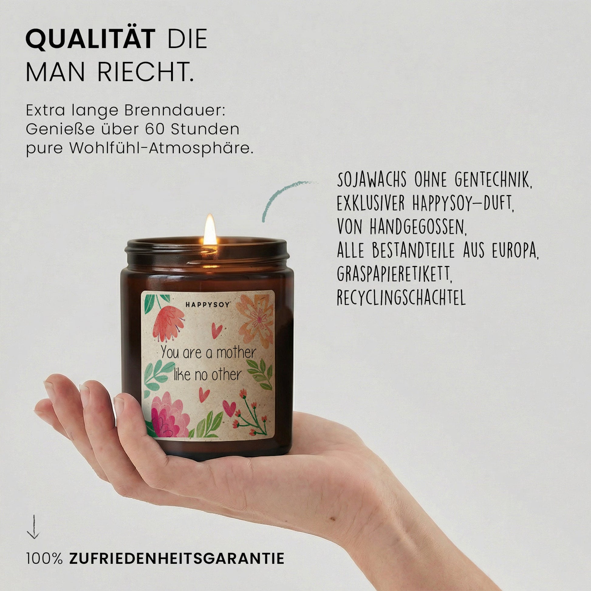Duftkerze - You are a mother like no other - Happysoy®