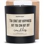 Duftkerze - You cant buy happiness but you can buy soy candles - Happysoy®