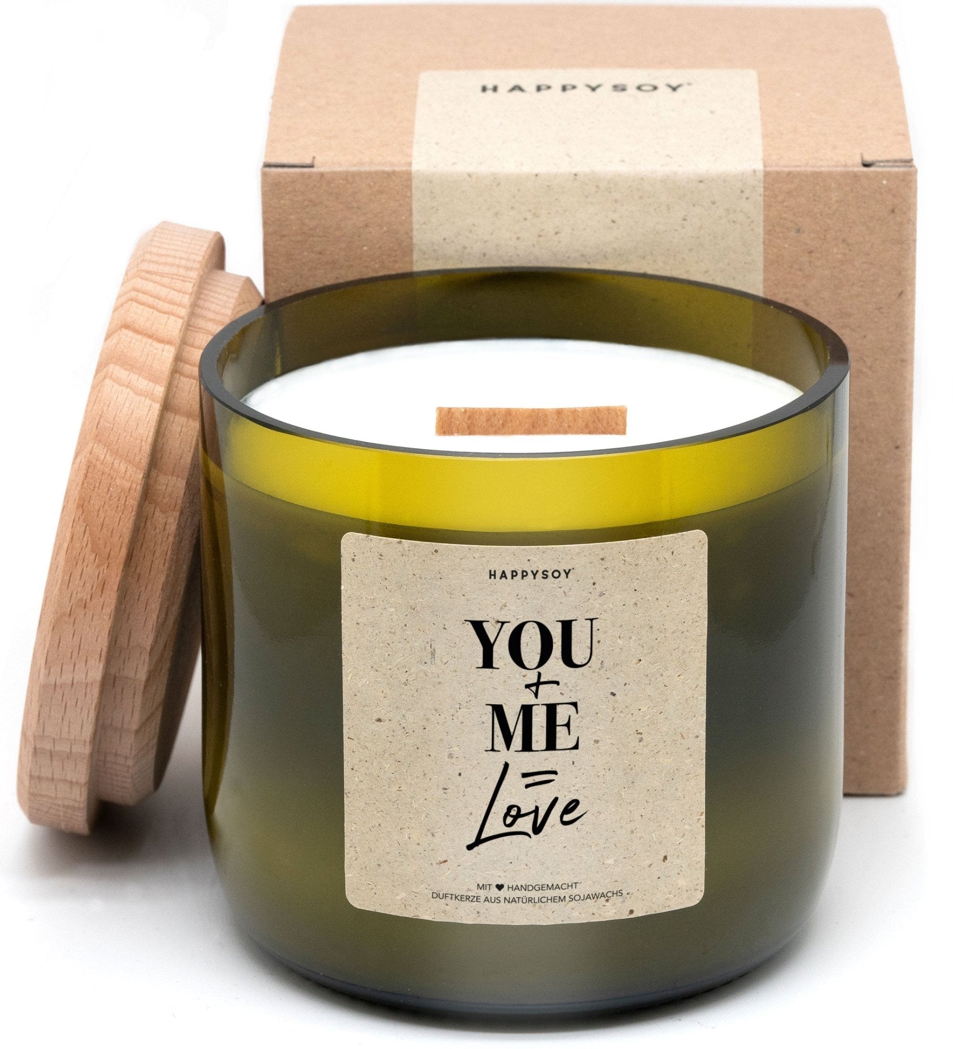Duftkerze - You + Me = Love - Happysoy®