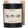 Duftkerze - You + Me = Love - Happysoy®