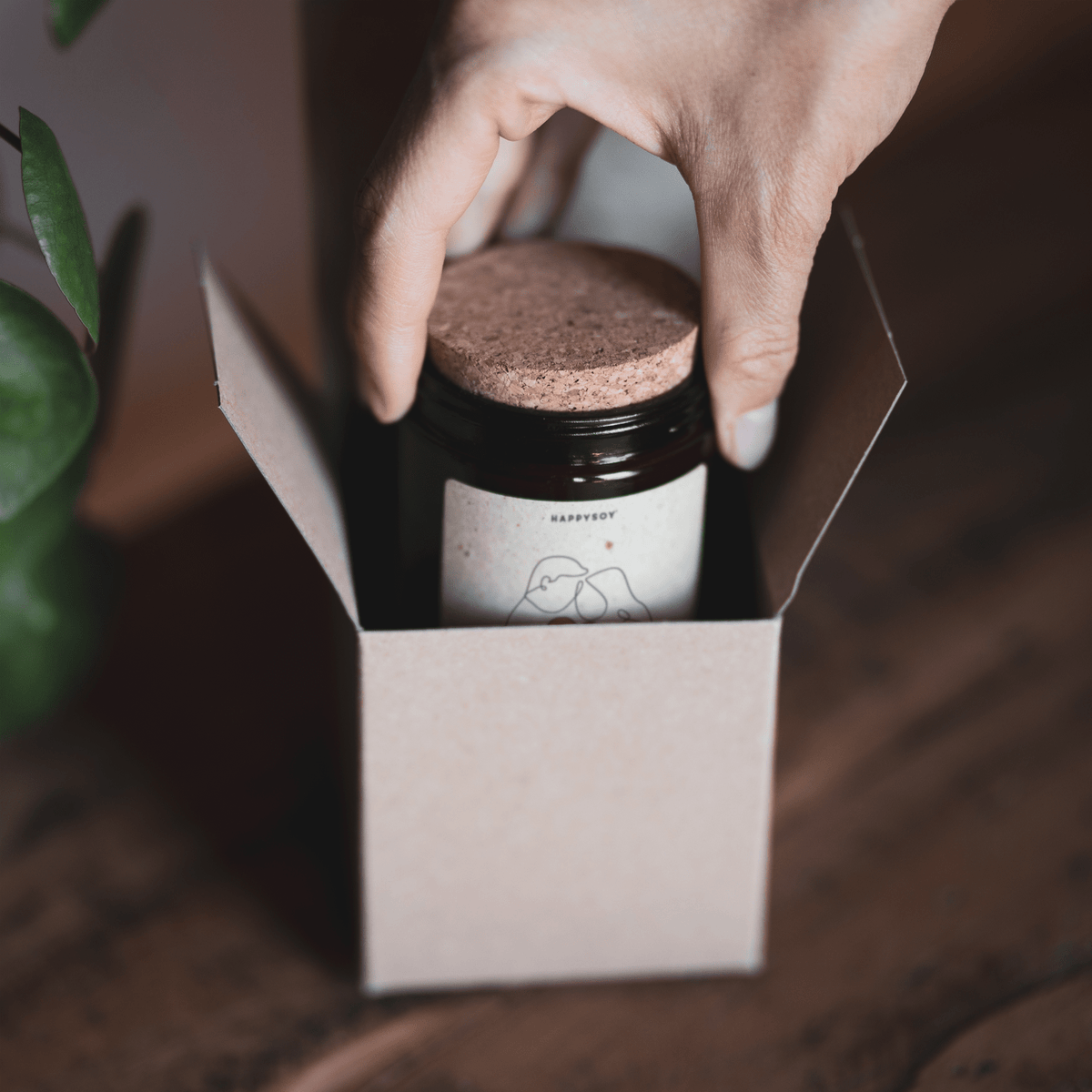 Duftkerze - You & Me mit Herz - Happysoy®