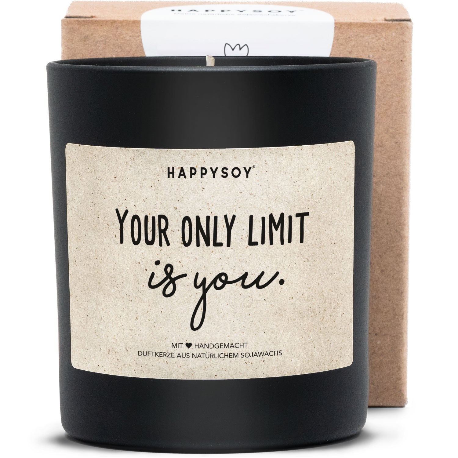 Duftkerze - Your only limit is you. - Happysoy®