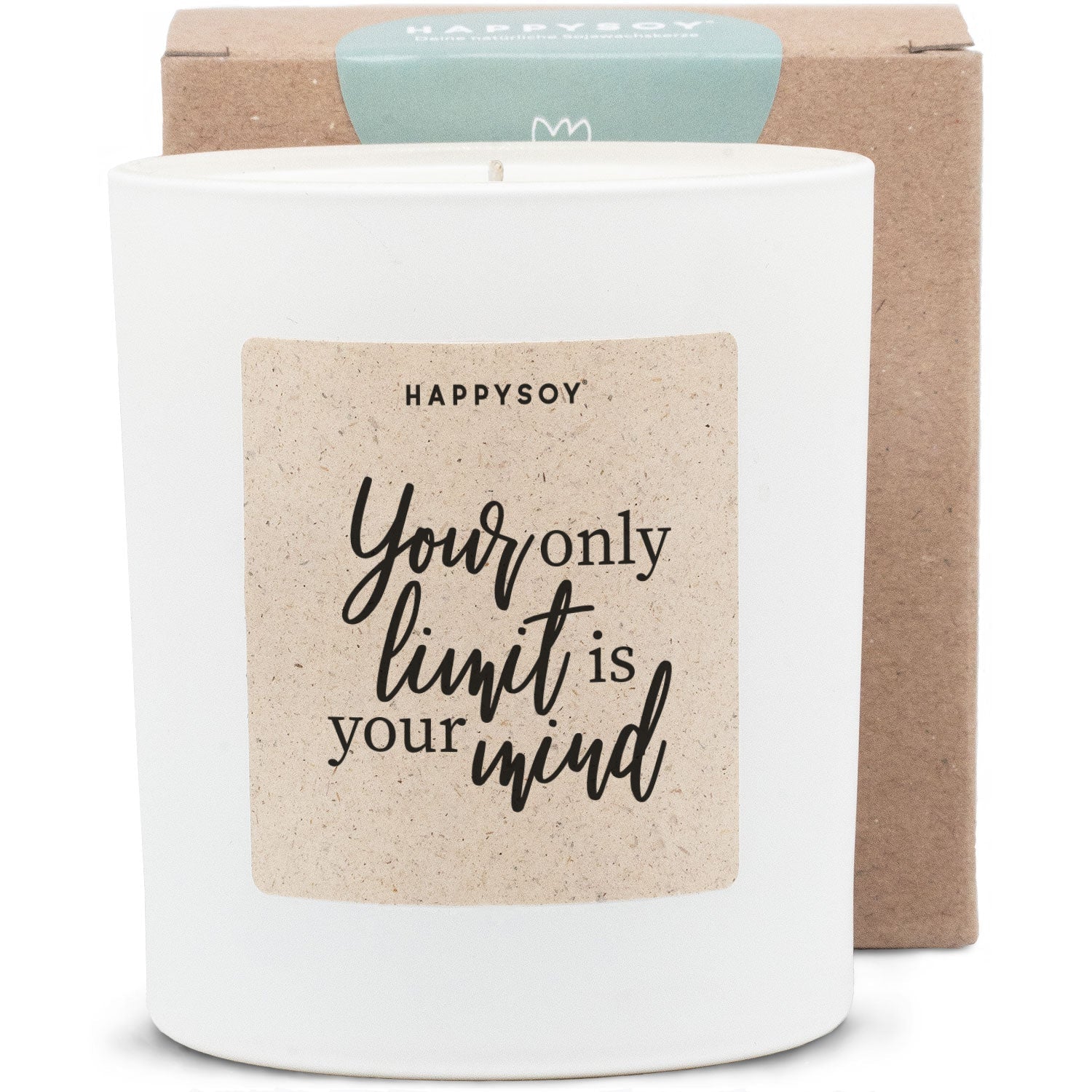 Duftkerze - Your only limit is your mind - Happysoy®