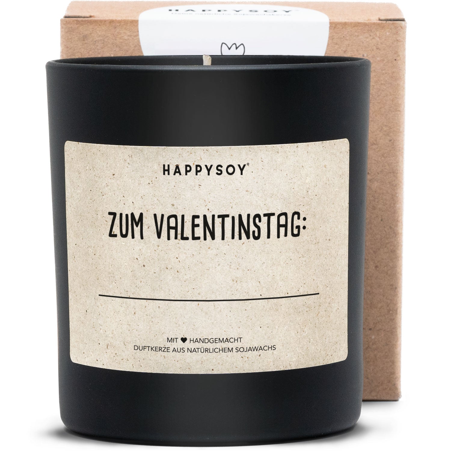 Duftkerze - Zum Valentinstag: _____________________ - Happysoy®