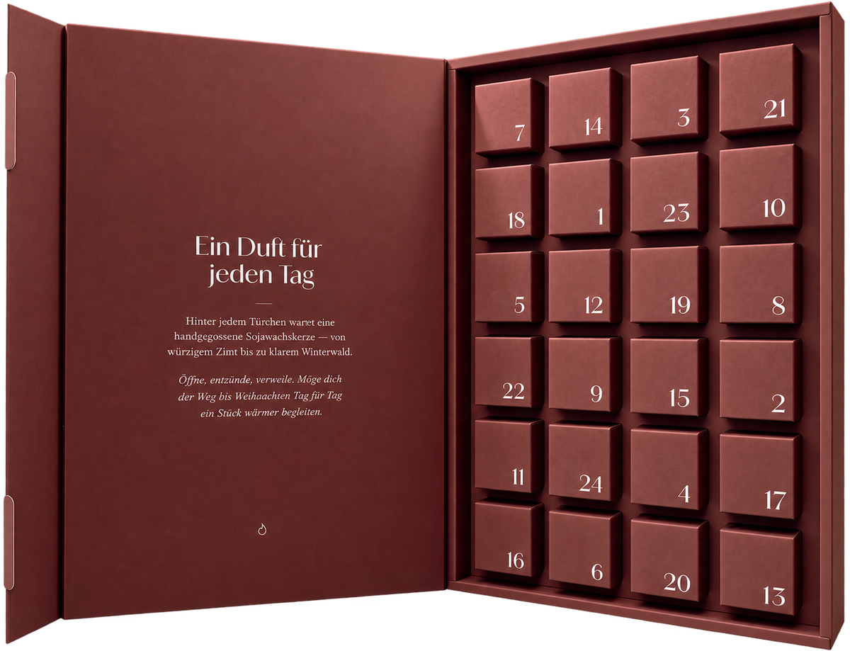 Duftkerzen-Adventskalender 2026
