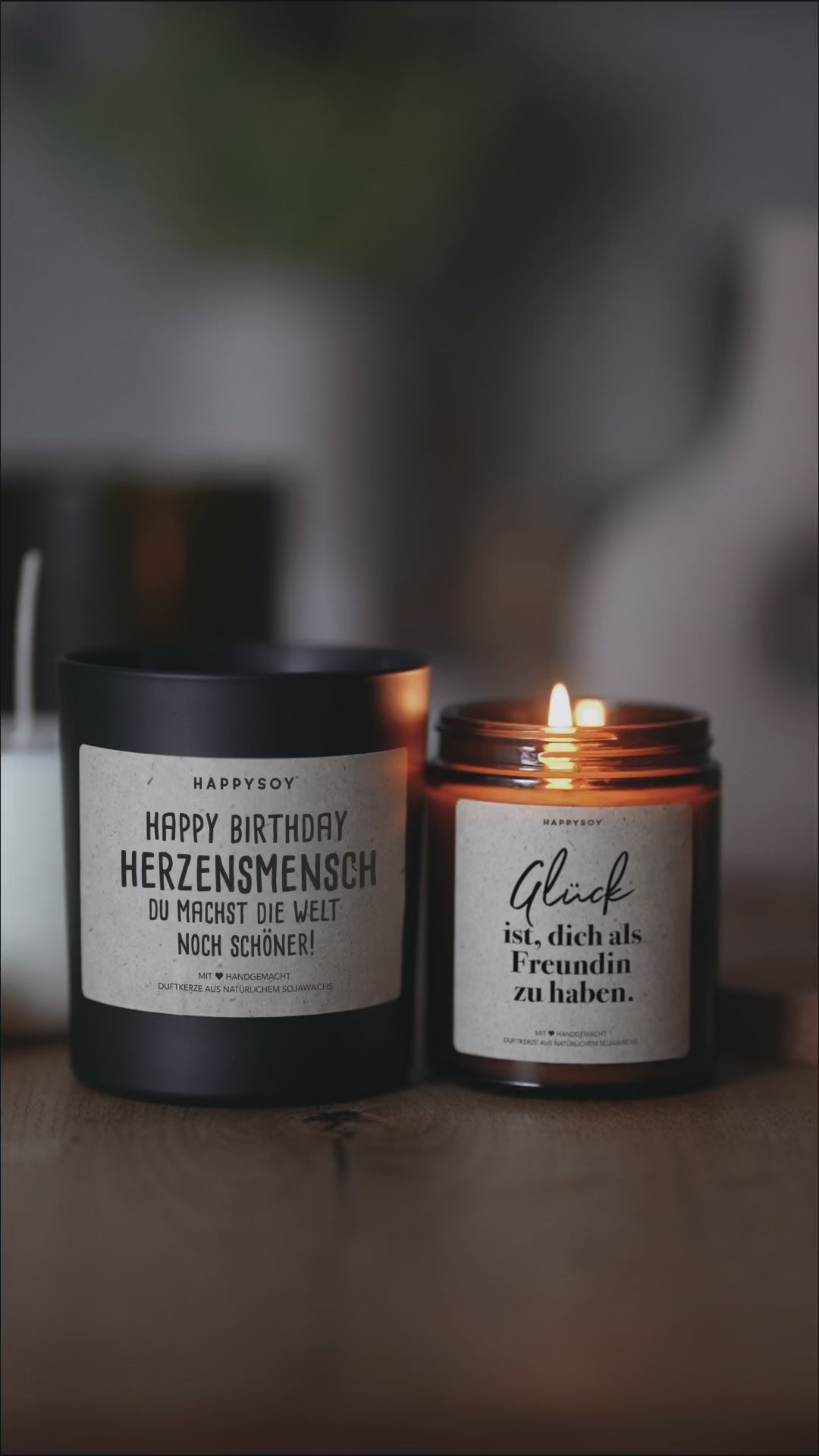 Duftkerzen - Geschenkset Freundinnen - Geburtstags - Bundle 01 inkl. Refill - Happysoy® - Bild 8