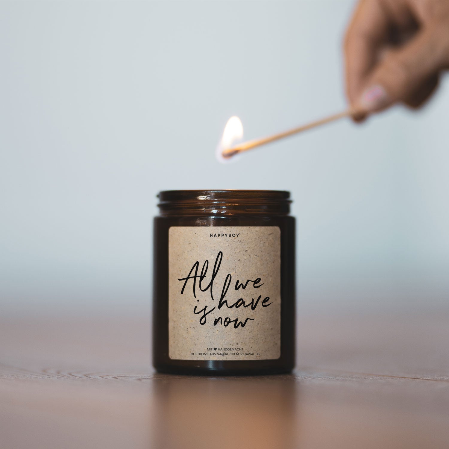 Duftkerze - Alle we have is now - Happysoy®