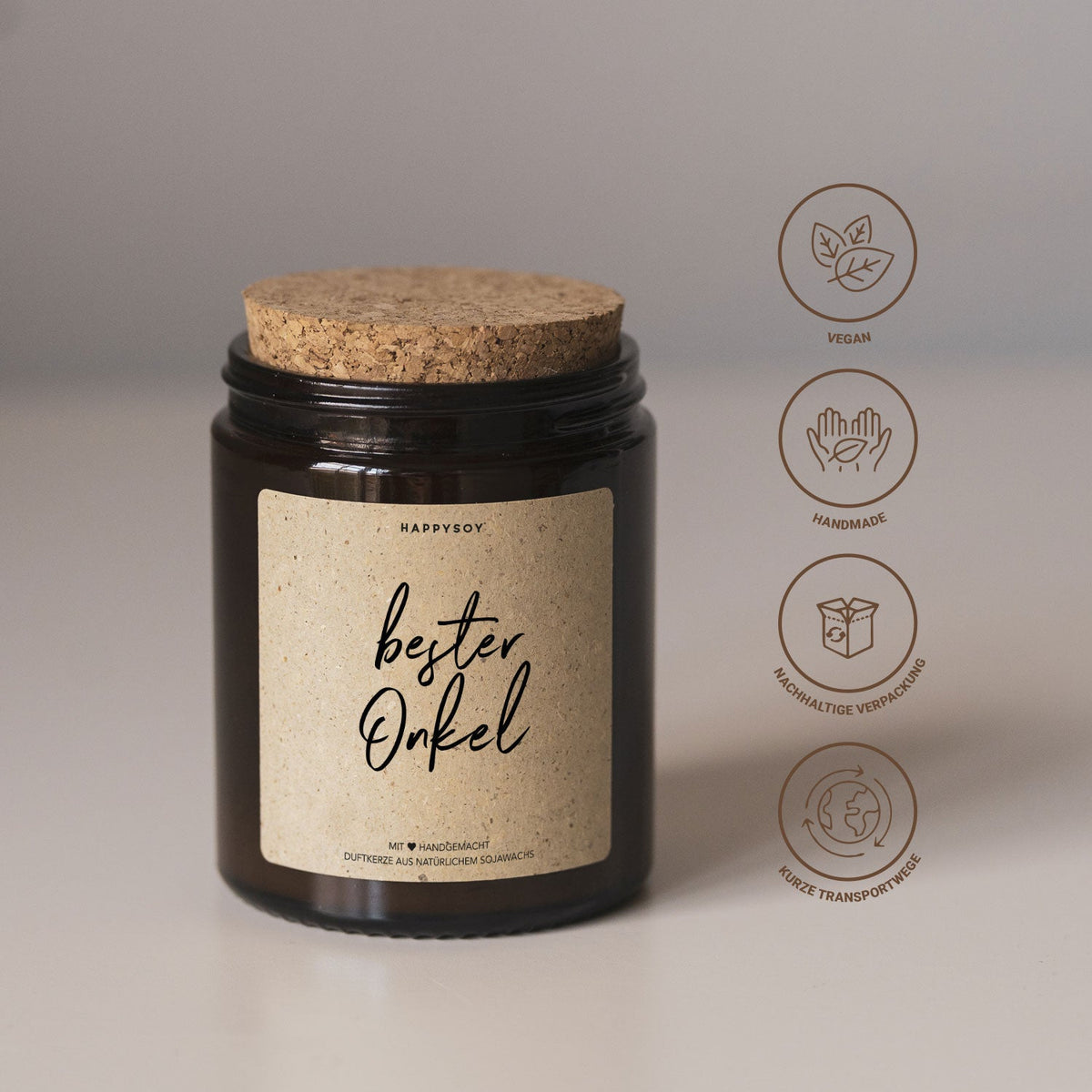 Duftkerze - Bester Onkel - Happysoy®