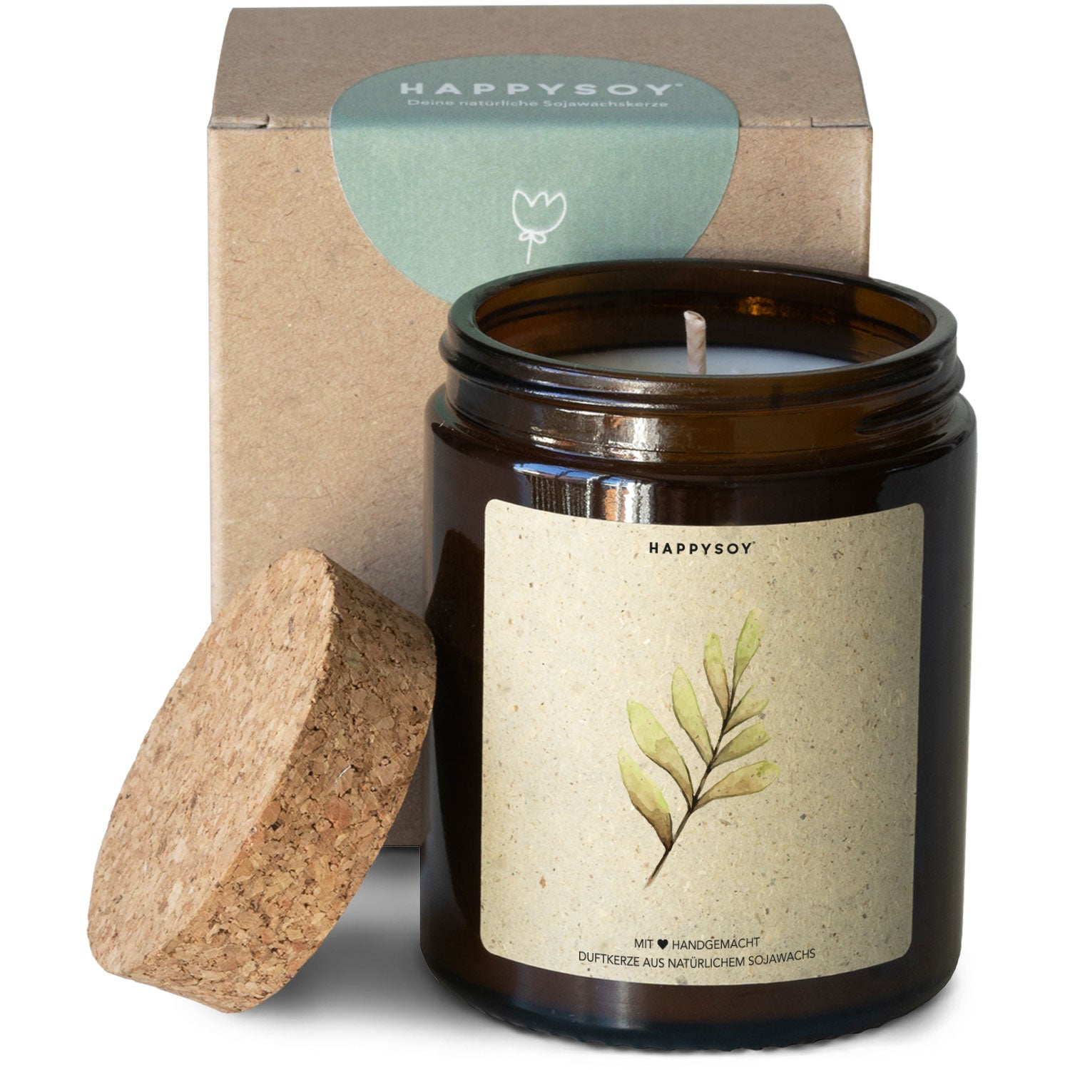 Duftkerze - Collection: Leafs 4 - Happysoy®