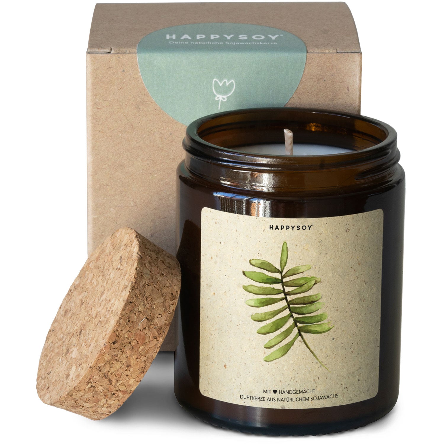 Duftkerze - Collection: Leafs 5 - Happysoy®