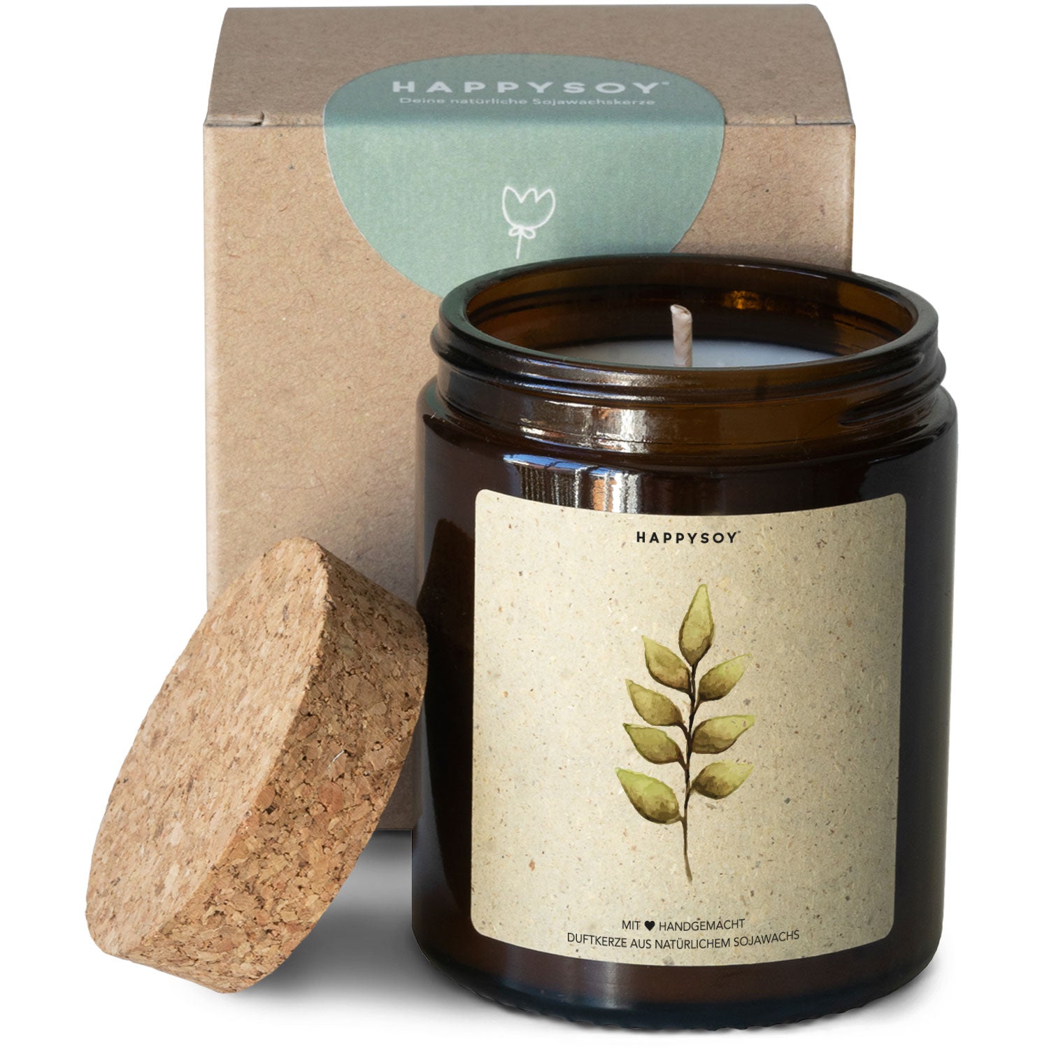 Duftkerze - Collection: Leafs 6 - Happysoy®