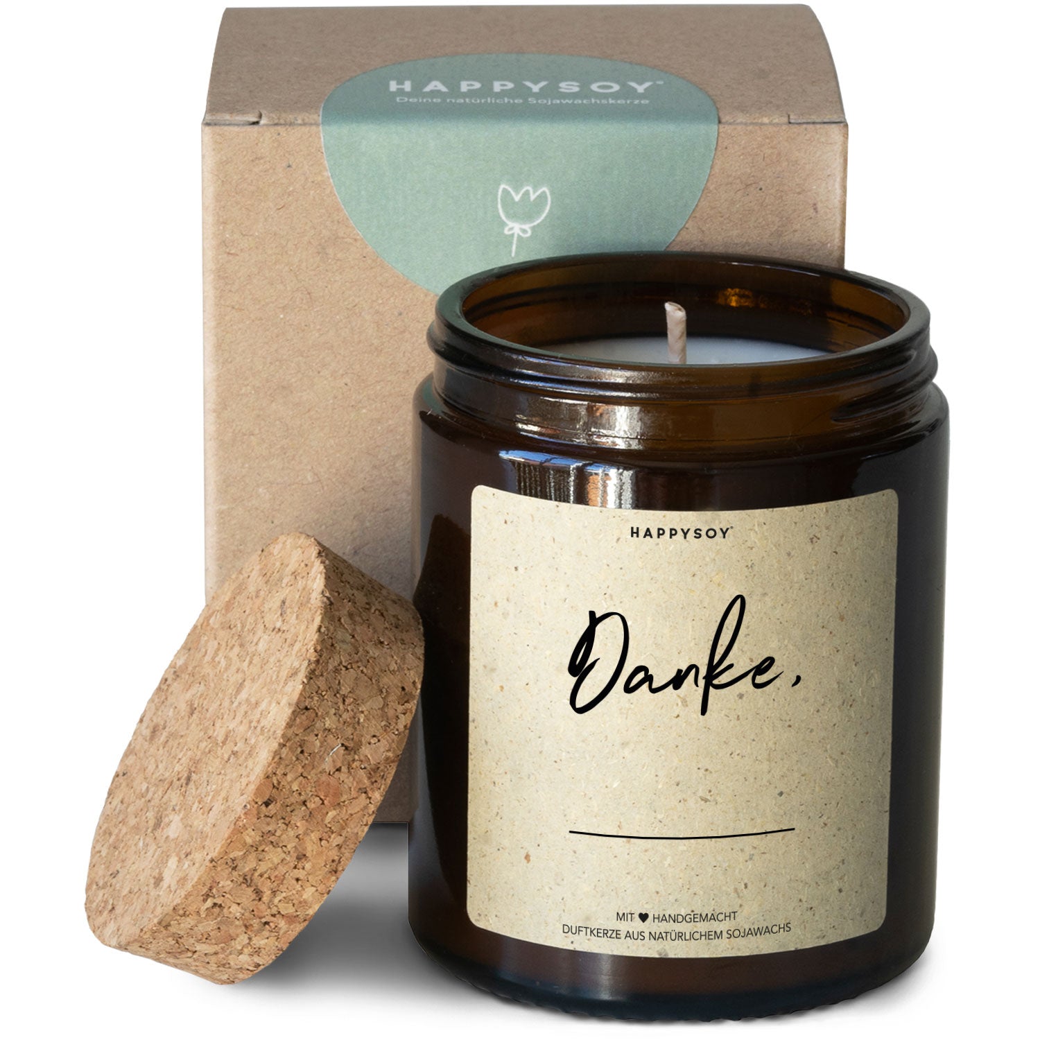 Duftkerze - Danke, ____________________ - Happysoy®