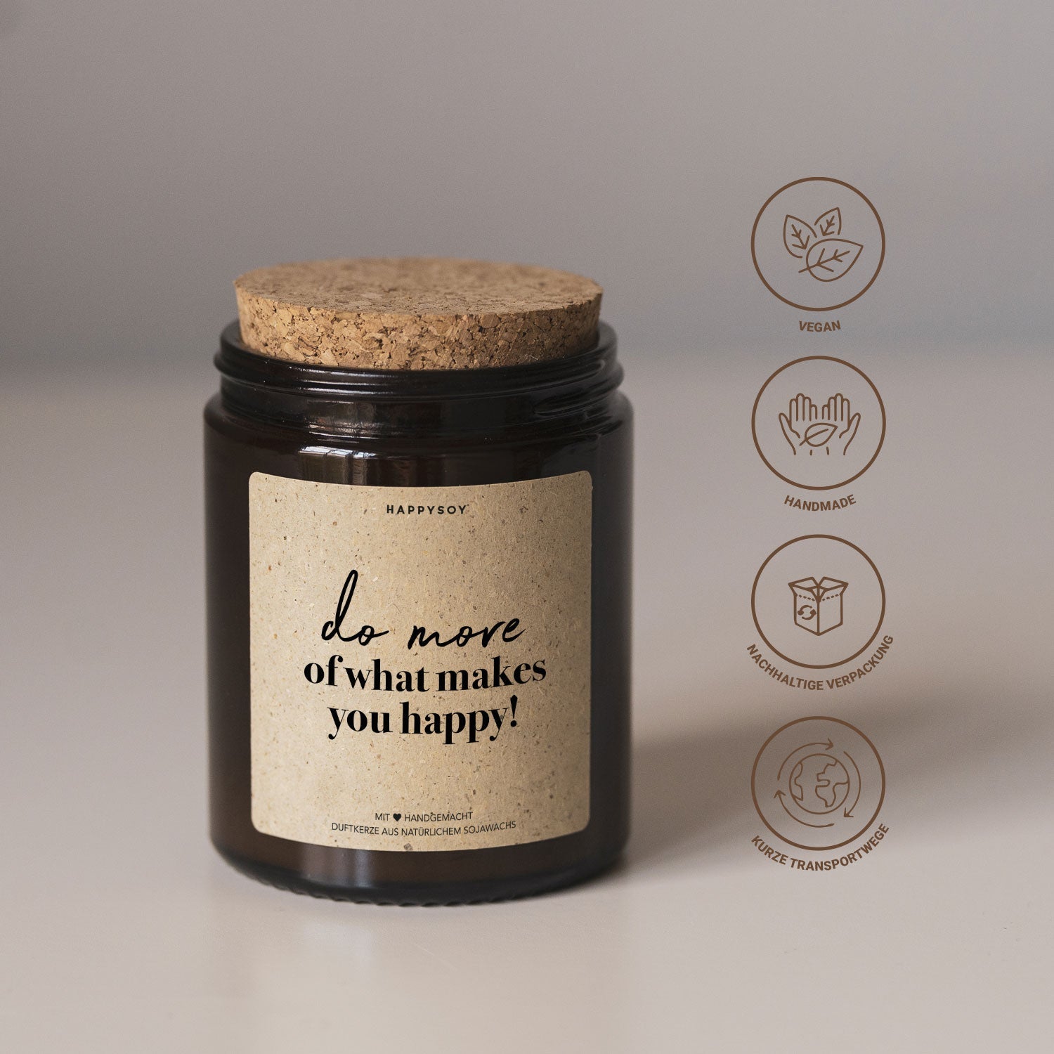 Duftkerze - do more of what makes you happy - Happysoy®