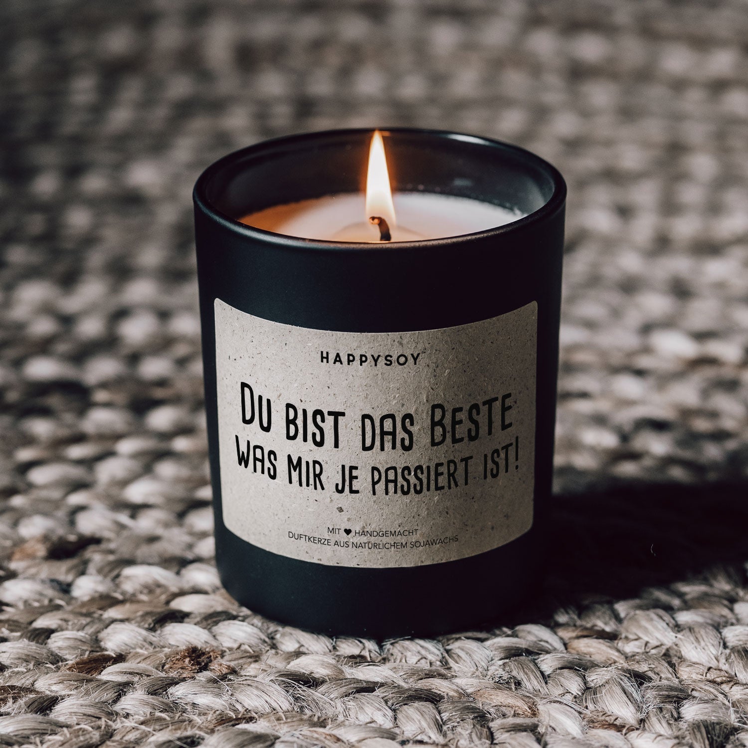 Duftkerze - Du bist das Beste was mir je passiert ist - Happysoy®