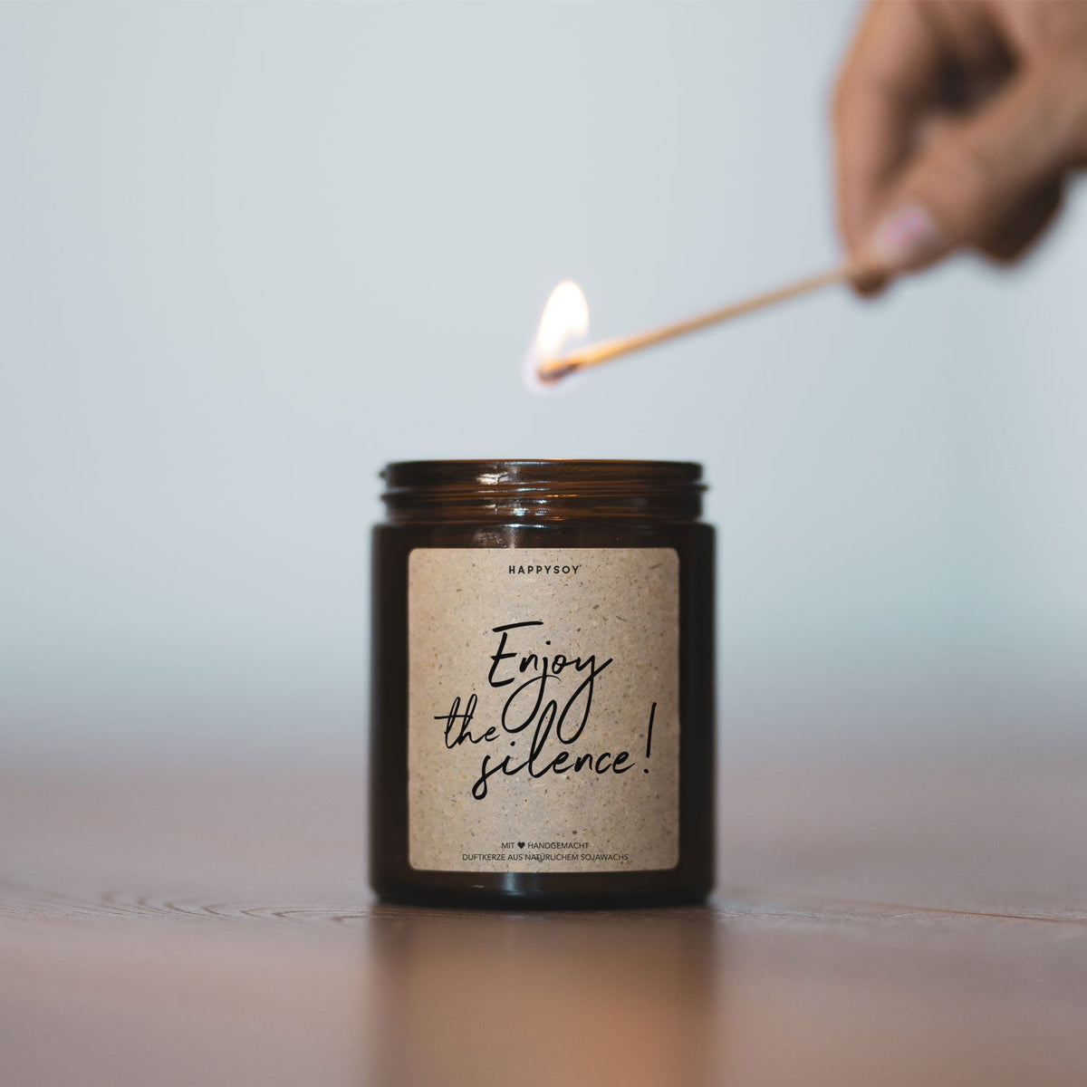 Duftkerze - Enjoy the silence! - Happysoy®