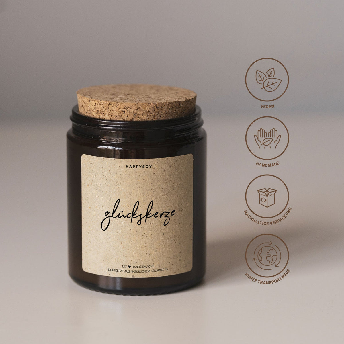 Duftkerze - Glückskerze - Happysoy®